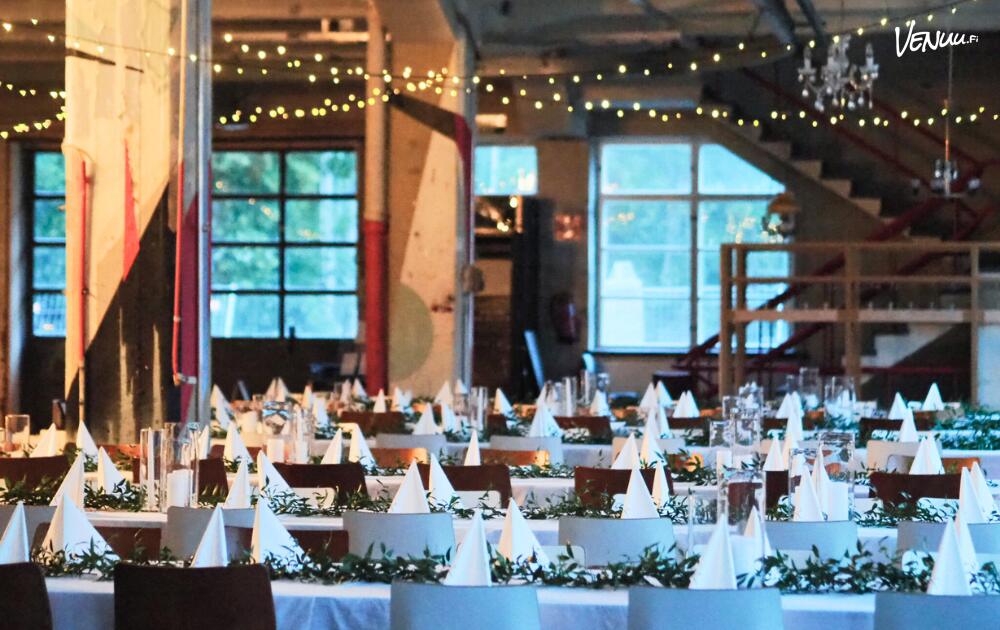 Korjaamo-sali Tehdassaari Nokia hääpaikka kuljetus tilausajo - Tilausajot.net