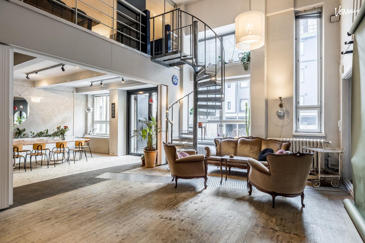 Unioninkatu 10 Helsinki pieni juhlatila keskustassa kuljetuksella - Tilausajot.net