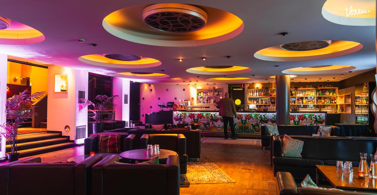 Teatteri Kellobaari juhlatila Helsingin keskustassa – rento lounge syntymäpäiville ja pikkujouluihin