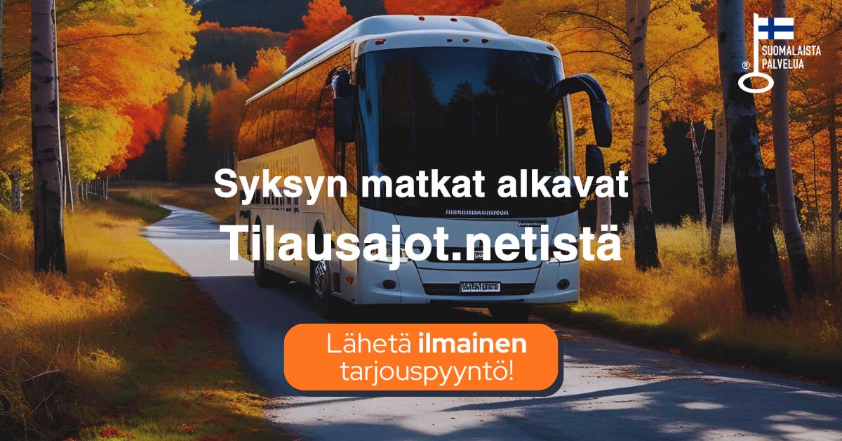 Syksyn matkat alkavat Tilausajot.netistä - Tilausajot.net